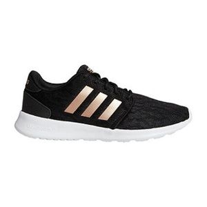 womens black and rose gold adidas